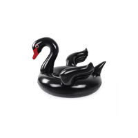 Genérico - Flotador Inflable Grande Cisne Negro