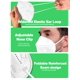 thumbnail image 4 of Mascarilla Boncare KN95, 30 unidades, 5 capas, transpirable, blanca, 4 of 7