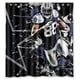 thumbnail image 1 of Cortina de ducha de los Dallas Cowboys, juego de cortina de baño con ganchos, tamaño 66 x 72 pulgadas, 1 of 3