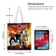 thumbnail image 5 of Jonny Quest Bolso de tela con estampado de lienzo para mujer, bolsa de compras reutilizable y estética, con cremallera interior, regalo para mujer,40*45cm., 5 of 6