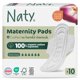 thumbnail image 1 of Compresas de maternidad Naty, 10 unidades, alas de algodón orgánico, 1 of 9