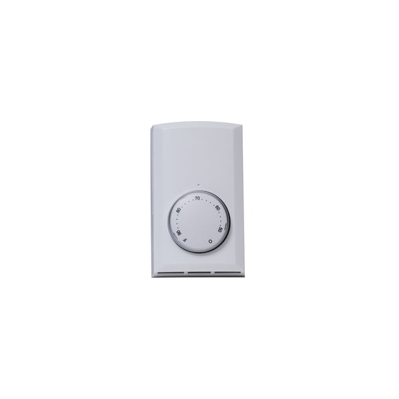 Termostato de pared Cadet T522-W para calentadores eléctricos, 22 A, blanco