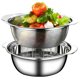 thumbnail image 1 of Colador WanFluvior 5QT Acero Inoxidable para Cocina, 1 of 8