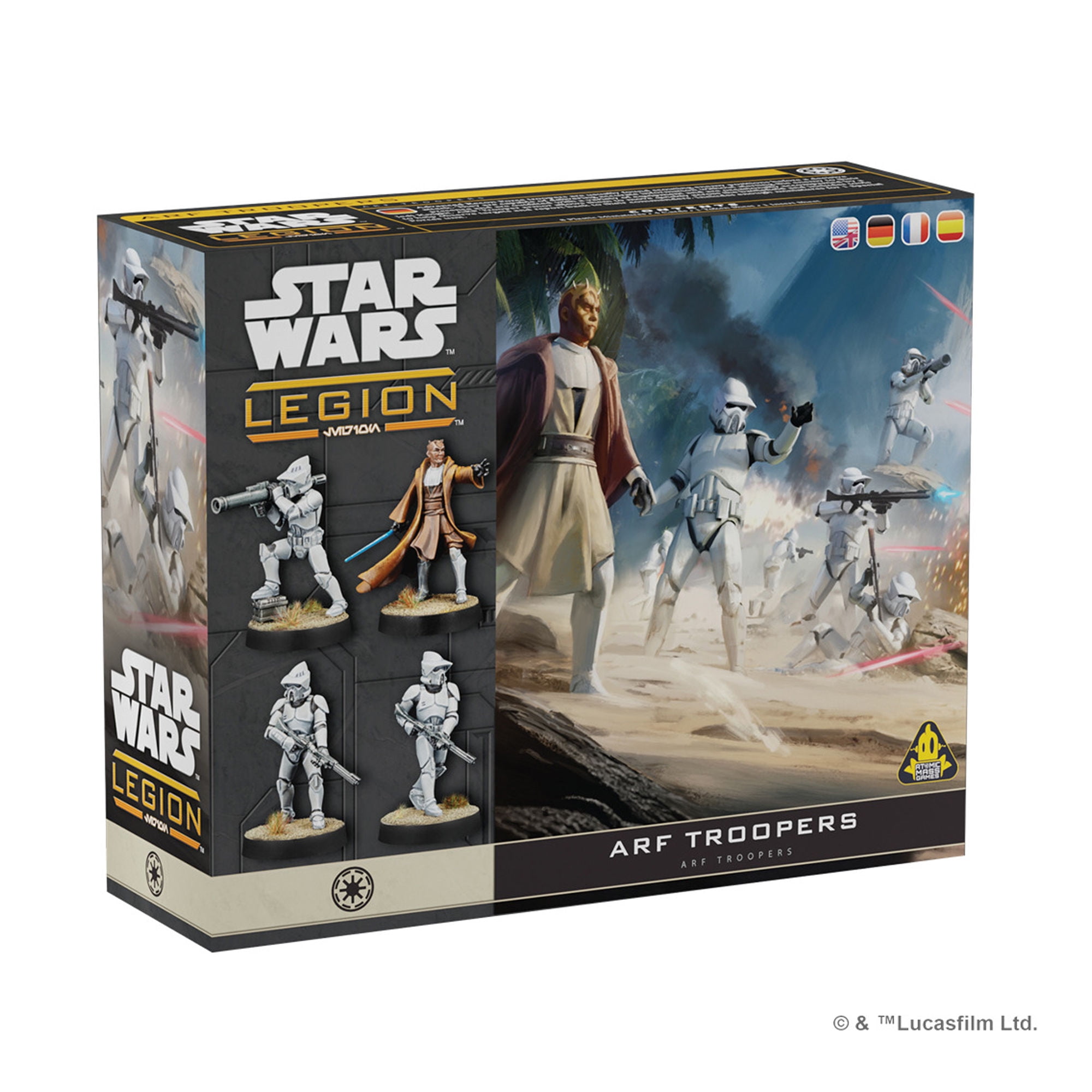 Asmodee - Juego De Miniaturas Star Wars Legion - Arf Troopers Unit Expansion