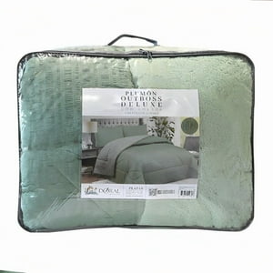 Plumón Outboss Deluxe 1.5 Plazas / Sherpa Verde – Doral 170X 240 Cm.