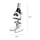 thumbnail image 3 of Kit De Ciencia Para Niños Belug Microscopio Juguete Educativo  Blanco con negro, 3 of 5