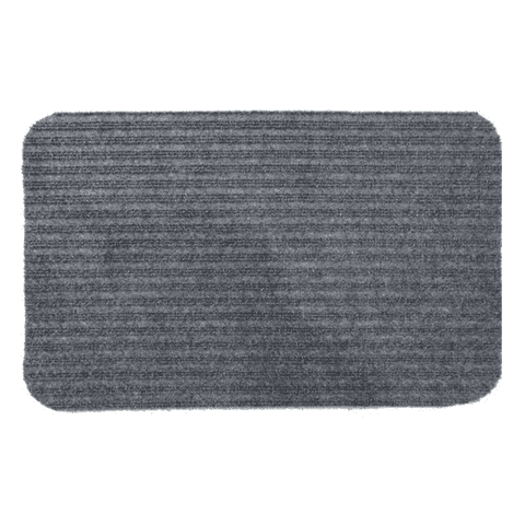 Genérico - Alfombra Limpia Pies Shoapino Gris 35X55Cm Diseño Liso