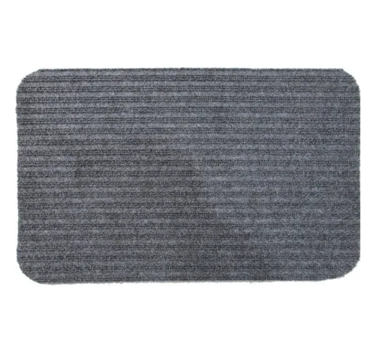 Genérico - Alfombra Limpia Pies Shoapino Gris 35X55Cm Diseño Liso