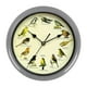 thumbnail image 5 of Reloj Musical Con Sonido De Pared De Pájaros, Funciona Con Pilas, Para Decoración Interior Del Hogar, Gris, 32cm, 5 of 5
