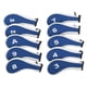 thumbnail image 2 of Juego De 10 Uds De Funda Para Cabeza De Hierro De Golf Funda Para Cabeza De Palo De Golf Putter Para Deportes Al Aire Libre Azul Y Blanco, 2 of 5