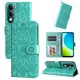 thumbnail image 1 of Funda tipo cartera FOXDOCK para Vivo Y29s 5G , diseño girasol en relieve, cuero PU, cierre magnético, soporte y tarjetero, 1 of 5
