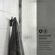 thumbnail image 2 of Perchero de Pared, Gancho de Zinc, Perchero para Sombreros, Gancho Individual, Ganchos de Pared con Diseño de Cuerno para Entrada, Baño, Dormitorio Negro 4, 2 of 6