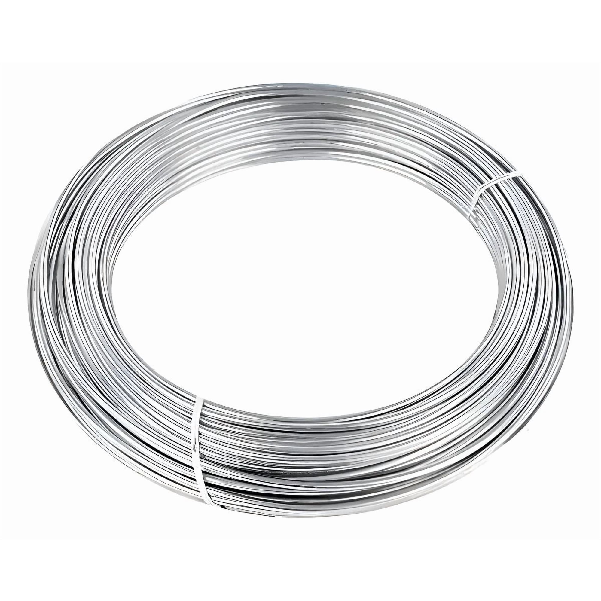 Metalfer - Alambre De Metal Calibre 18 Alambre Galvanizado 25m