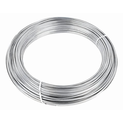 Metalfer - Alambre De Metal Calibre 16 Alambre Galvanizado X 20Mts