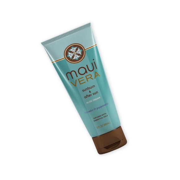 Crema para después del sol y quemaduras solares Maui Vera con lavanda y menta