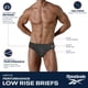 thumbnail image 2 of Calzoncillos Reebok de talle bajo para hombre, paquete de 10 unidades, talla M, color negro, 2 of 6