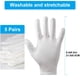 thumbnail image 2 of Guantes de algodón HMNYSOL humectantes para manos secas y eccema, 10 unidades, 2 of 7