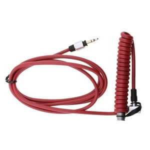 Genérico - Cable De Audio De Repuesto Para Auriculares Beats By Dr Dre Pro Detox Rojo
