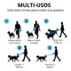 thumbnail image 4 of Petlounge Correa De Paseo Manos Libres Para Mascotas Perros gris, 4 of 9