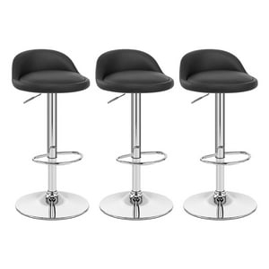 Global Latin - Pack 3 Sillas Taburetes Piso Bar