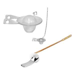 Aquakit - Pack Flapper Cadena Acero Inoxidable + Manilla Estanque Bronce