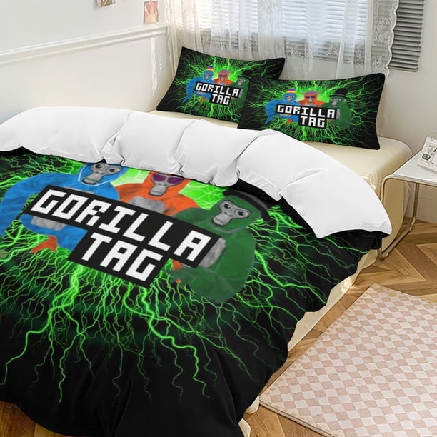 Game Gorilla Tag 3-Piece Bedding Set Soft Warm And Comfortable Bed Set