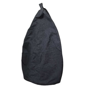 Máxima Design - Funda Infantil Pouf Pera Grafito Omega (Sin Relleno)60X50X50