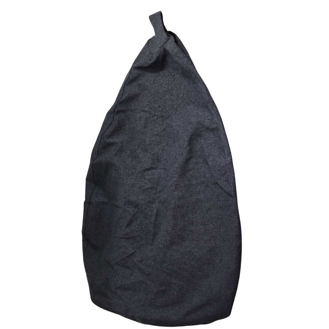 Máxima Design - Funda Infantil Pouf Pera Grafito Omega (Sin Relleno)60X50X50