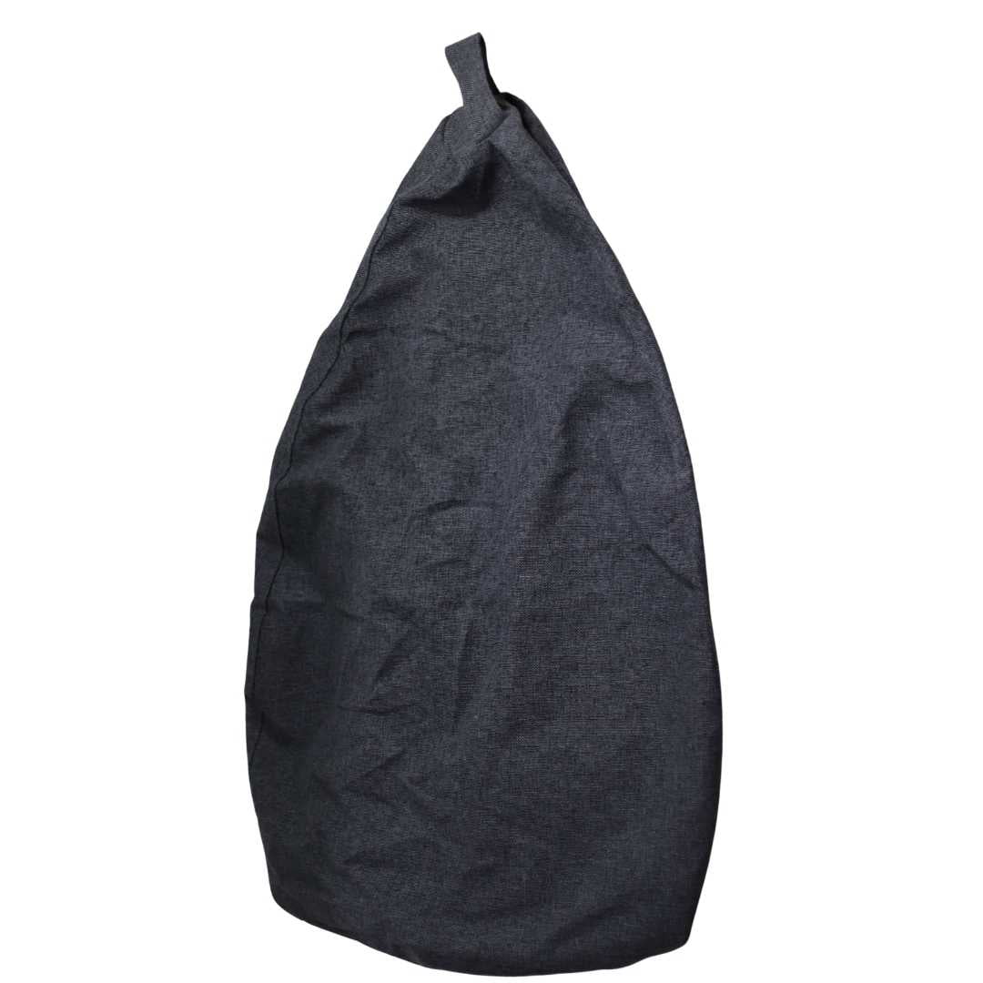 Máxima Design - Funda Pouf Pera Grafito Omega 100x120x120