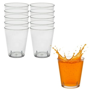 Disparo - Set 20 Vasos Acrilico 80Ml Postre 3Oz Acrilico Desechable