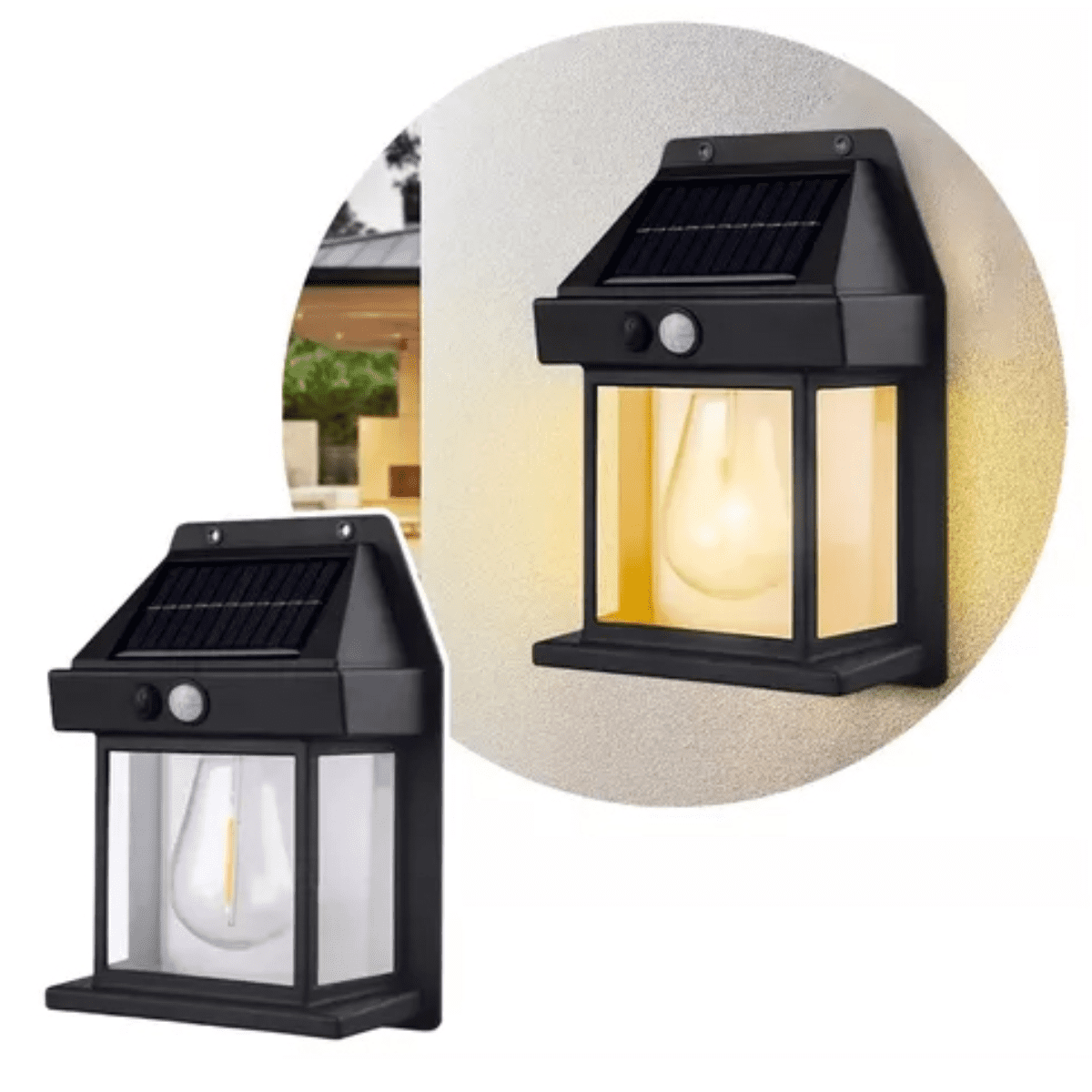 Genérico - Foco Solar Exterior Led Sensor Movimiento Impermeable