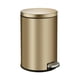 thumbnail image 4 of Stainless Steel Step Trash Can Hands Waterproof Dust Bin Waste Basket 6L Foot Pedal Garbage Bin for Kitchen Restaurant Toilet Bathroom oro, 4 of 5