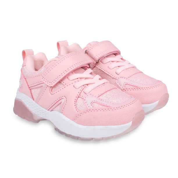 Zapatilla Bebé Niña con Luces Rosado