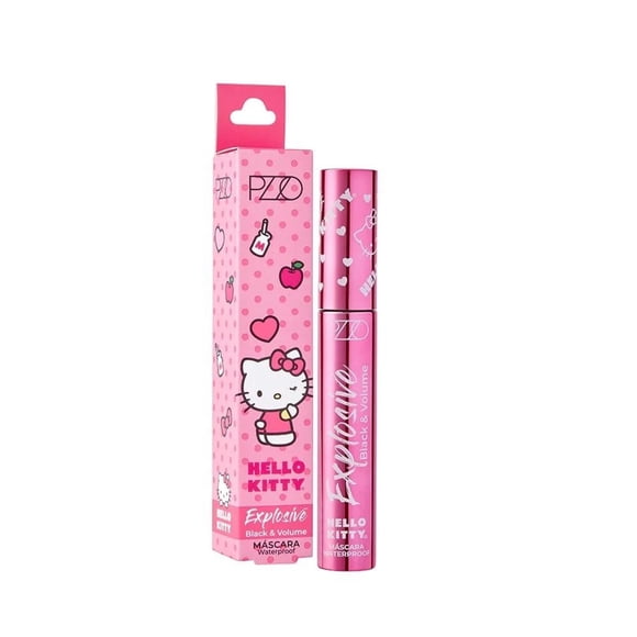 Máscara de Pestañas Petrizzio Pzzo Make Up Explosive Hello Kitty, 9 ml