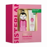 Benetton - Set Sisterland Pink Rasberry Edt 80Ml + Body Lotion 75Ml Mujer