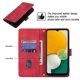 thumbnail image 3 of Funda Cartera para Samsung Galaxy A04 4G con Soporte y Ranuras, Resistente a Golpes y Rayones Rojo, 3 of 5