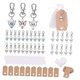 thumbnail image 3 of Llaveros De ángel 20 Juegos Clips Para Llavero De ángel Bolsas De Regalo Accesorios, 3 of 5