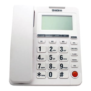 Uniden - Telefono Sobremesa Altavoz Unidireccional Blanco 7408