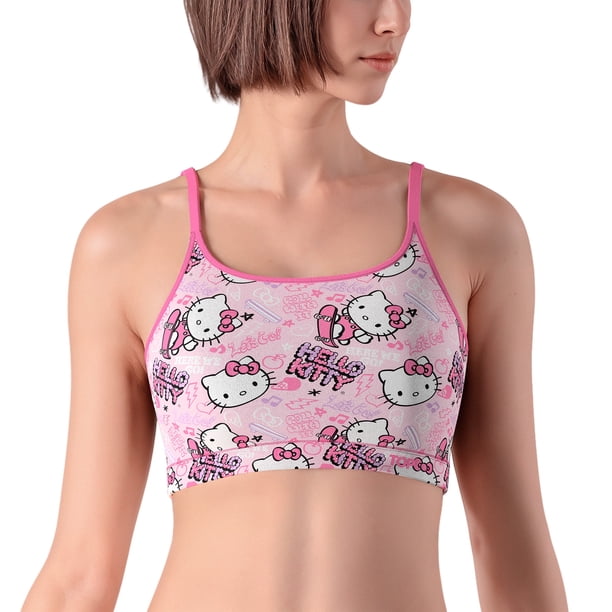 Peto Mujer Algodón Con Pads Removibles Hello Kitty C2