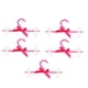 thumbnail image 4 of Percha de plástico con 5 perlas de imitación perlas percha con 2 clips rojo, 4 of 6