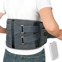 Almohadilla Térmica Inalámbrica Comfytemp Con Masajeador Para Aliviar El Dolor De Espalda