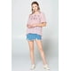thumbnail image 4 of Esta Blusa de Gasa con Burbujas y Ribete de Encaje Detallado, 4 of 5
