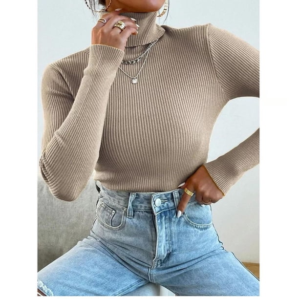 Sweater Mujer Otoño Invierno Beatle Doble. Colores 6005
