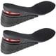 thumbnail image 1 of Plantillas para aumentar la altura, 1 par de 7,5 cm/3,0 pulgadas, cuatro capas, ajustables, unisex, de PU, para aumentar la altura del talón (4 capas), para aumentar la altura de los zapatos, 1 of 7