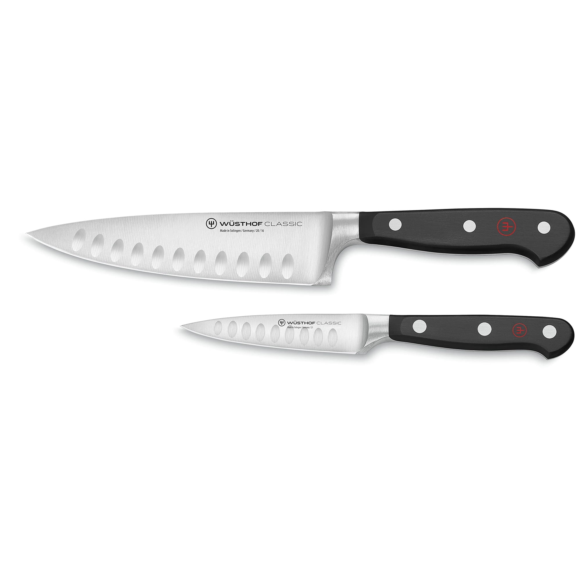 Juego De Cuchillos De Cocina Wüsthof Classic De Filo Alveolado 15 Cm Y 9 Cm
