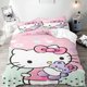thumbnail image 1 of Hello Kitty Anime Duvet Cover Set Comforte Printed Cartoon Twin Size Bedding Sets Christmas Gifts 3-piece, 1 of 4