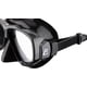 thumbnail image 4 of Máscara de buceo Cressi Focus de 2 lentes, negro/negro con lente plateada espejada, 4 of 5