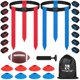 thumbnail image 1 of Set de cinturones HASITE para 14 jugadores con bandera de fútbol americano, 42 banderas, talla 3, 1 of 6