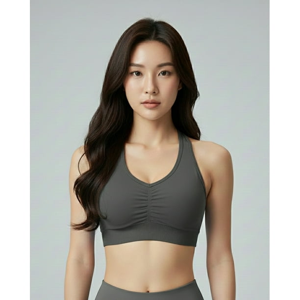 Sujetador Deportivo Mujer Peto Tirante Espalda Fitness Entrenamiento