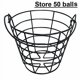 thumbnail image 2 of Cesta metálica para campo de golf KOFULL, con capacidad para 50 pelotas con asa, 2 of 7